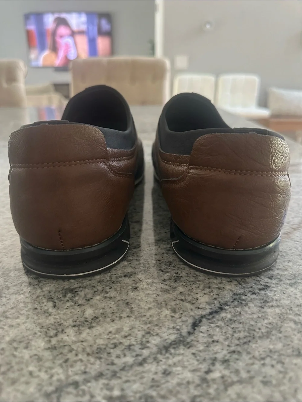 Men's Brown Slip-On Loafers